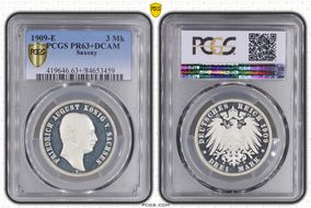 1909-E 3 Mk J-135 PR63+ DCAM