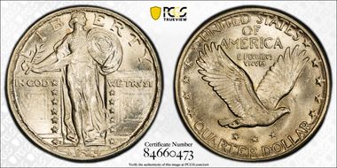 1924-D 25C MS66FH