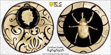 2017 $5 Desert Heat First Day of Issue PR69DCAM