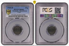 1944-D Pfg J-369 MS66