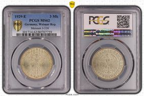 1929-E 3 Mk Meissen J-338 MS62