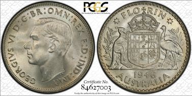 1946(m) Florin MS64+