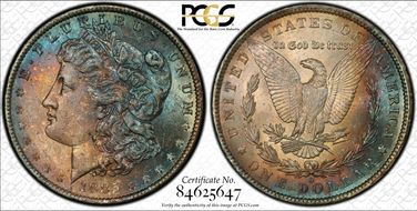1885-O $1 MS62