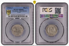 1934-J Mark J-354 MS65
