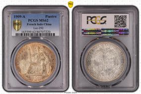 1909-A Piastre Lec-292 MS62