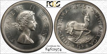 1955 5 Shil KM-52 PL66