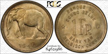 1946 1 Fr KM-26 MS65