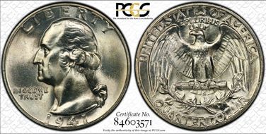 1941 25C DDO FS-103 MS65