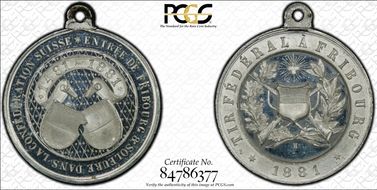 1881 Medal Fribourg R-418b SP65