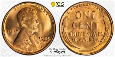 1929-S/S 1C RPM, FS-501 MS65RD