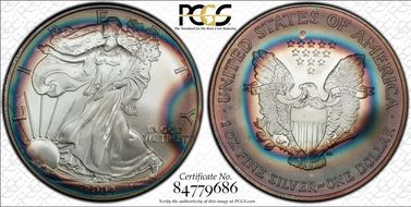 2004 $1 Silver Eagle MS67