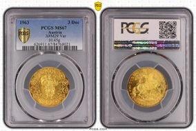 1963 3 Duc X#M29 Var MS67