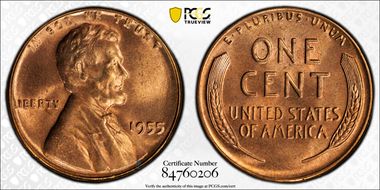 1955 1C DDO FS-102 MS65RD