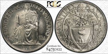 1942 Lira Anno IV MS67