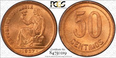 1937 50C Beaded MS67RD