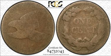 1858 1C Large Letters FR2