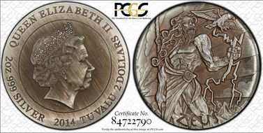 2014-P $2 Zeus Antique Finish PR69