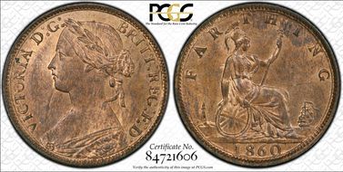 1860 1/4D S-3958 Toothed Border MS64RB