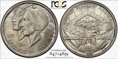 1935 50C Arkansas MS65