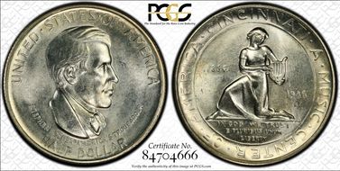 1936-S 50C Cincinnati MS65