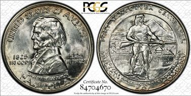 1925 50C Fort Vancouver MS64