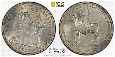 1900 $1 Lafayette, DuVall-1B MS63