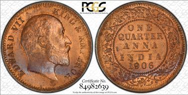 1906(C) 1/4 An SW-7.168 MS63RB