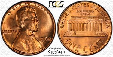 1968-D 1C MS64RD