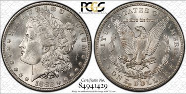 1882-CC $1 MS63