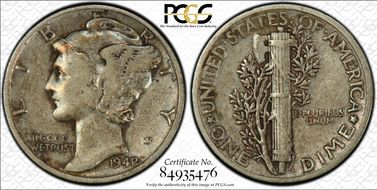 1942/1 10C VF20