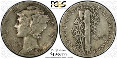 1942/1-D 10C VF25
