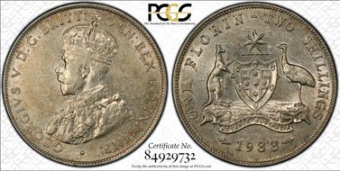 1933(m) Florin AU53