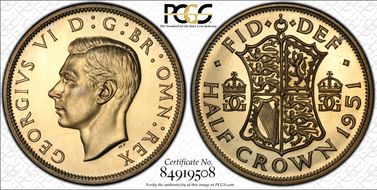 1951 1/2 Cr S-4106 PR66