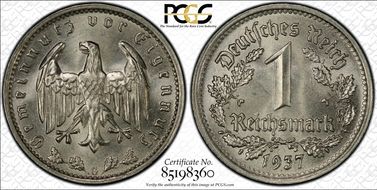 1937-G Mark J-354 MS65