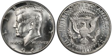 1967 50C DDR FS-801 MS64