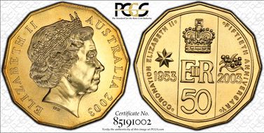 2003 50C Coronation MS68