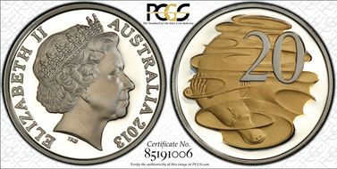 2013 20C Platypus - Partial Gilt PR70DCAM