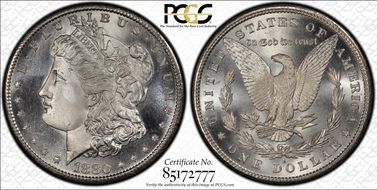 1880-S $1 MS68