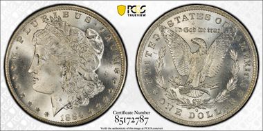 1884-O $1 MS67+
