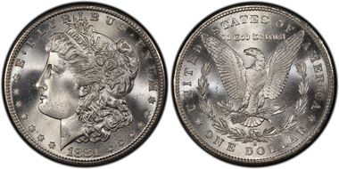 1881-S $1 MS67+
