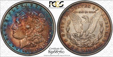 1878 7TF $1 Reverse of 1878 N1