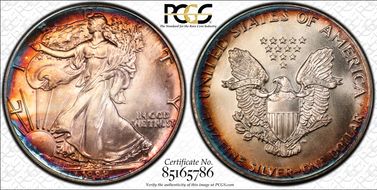 1988 $1 Silver Eagle MS67