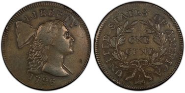 1796 1C Liberty Cap XF45BN