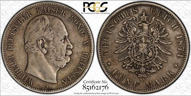 1874-A 5 Mk J-97 VF30