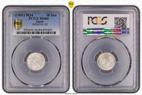 (1901) M34 10 Sen JNDA 01-24 MS66