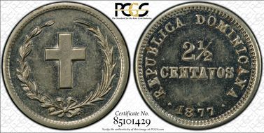 1877 2 1/2C MS62