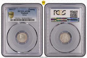 RS127 (1908) Fuang Silver AU58