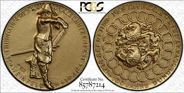 1948 Medal Thurgau R-1291a Matte Au SP68