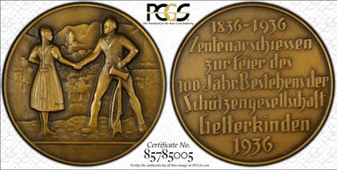 1936 Medal Gelterkinden R-156 SP65