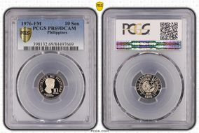 1976-FM 10 Sen PR69DCAM